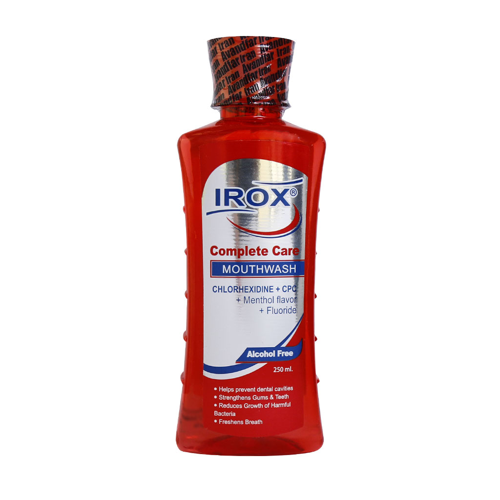 دهانشویه کامل ایروکس مدل کامپلت کِر حجم (250 میلی لیتر) 3 Irox Complete Care Mouthwash 250 ml - داروخانه آنلاین بوکان