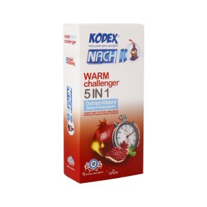 Kodex Warm Challenger 5 in 1 Condom 12 pcs - داروخانه آنلاین بوکان