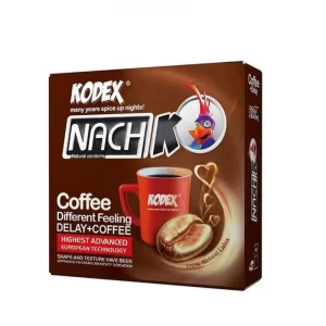 Nachkodex Delay and Coffee Condoms 3 pcs - داروخانه آنلاین بوکان