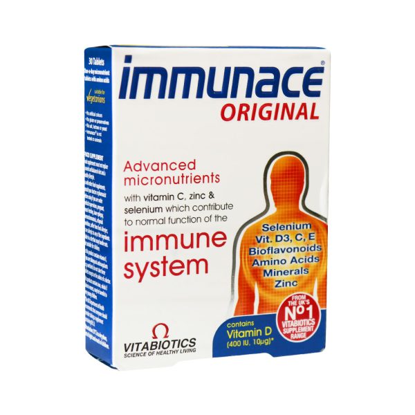 Vitabiotics Immunace 30 Tabs - داروخانه آنلاین بوکان