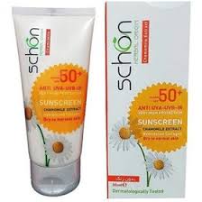 کرم ضد آفتاب بی رنگ SPF50 شون