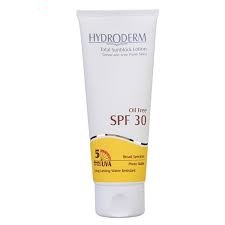 کرم ضد آفتاب بی رنگ فاقد چربی SPF30 هیدرودرم