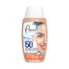 کرم ضد آفتاب بژ طبیعی پوست خشک و حساس SPF50 پیکسل