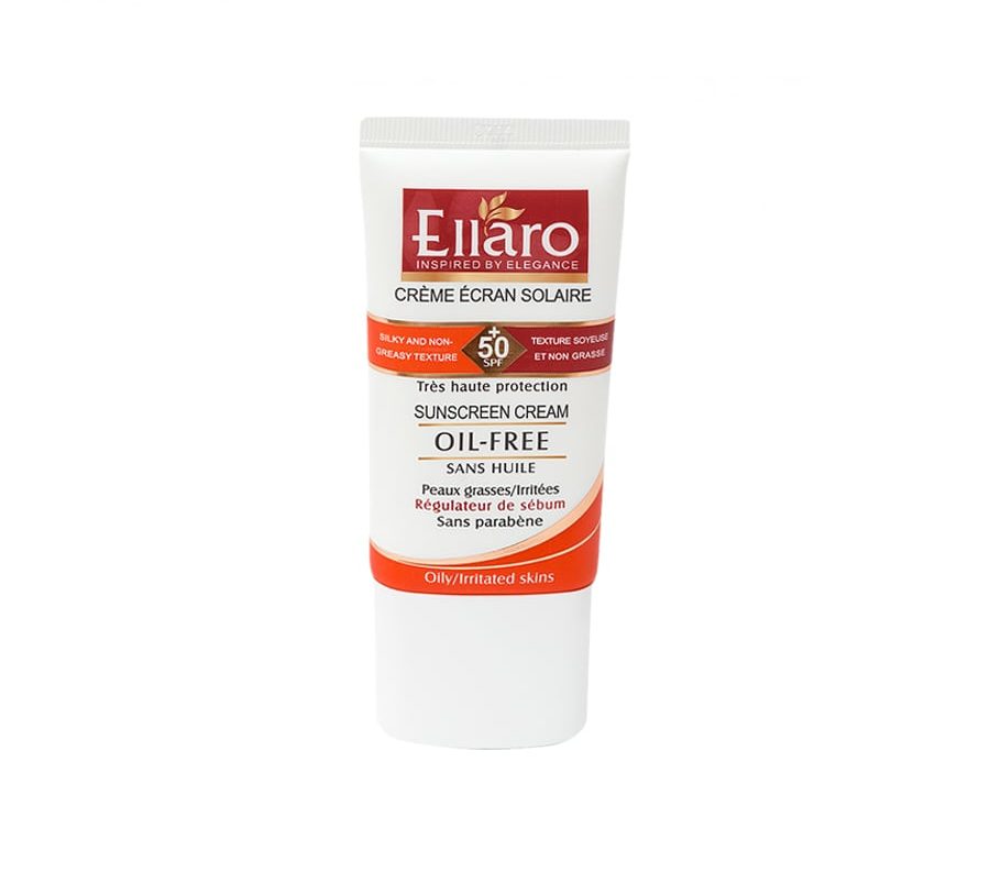 کرم ضد آفتاب بی رنگ فاقد چربی الارو، حاوی SPF 50 بوده و از پوست در برابر بیش از ۹۸ درصد از پرتوهای مضر نور خورشید UVA و UVB محافظت می کند.